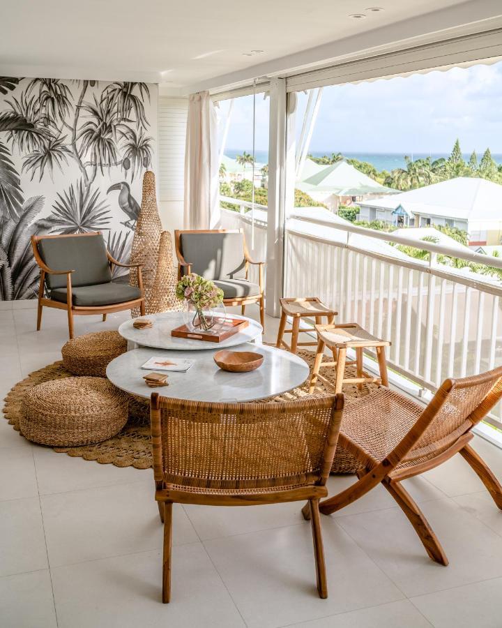 Appartement Toucan - Grand Standing Pleine Vue Mer Saint-Francois  Bagian luar foto